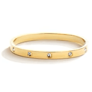 Sparkle Hinged Bracelet Gold - Persnickety Shop