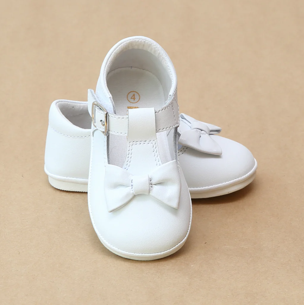 Angel Baby Girls Minnie Classic T-Strap Bow Mary Jane - Persnickety Shop
