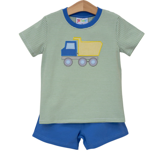 Jellybean Boy's Dump Truck Short Set - Persnickety Shop