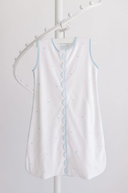 Terry Tots Sleep Sack – Blue Dots