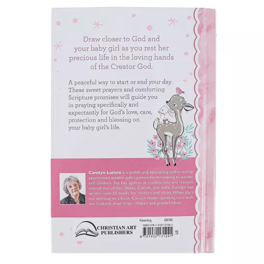 Prayers for My Baby Girl Prayer Book, by Carolyn Larsen, Padded Hardcover - Persnickety Shop
