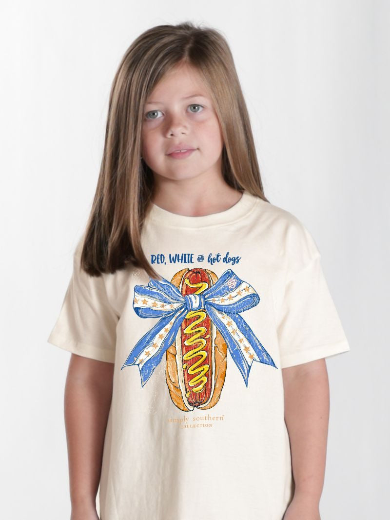 Simply Southern Patriotic Hotdog T-Shirt - Persnickety Shop