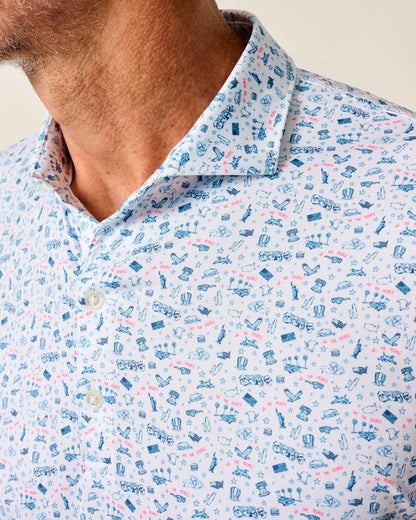 Johnnie-O Featherweight Performance JR Polo - JO Merica - Persnickety Shop