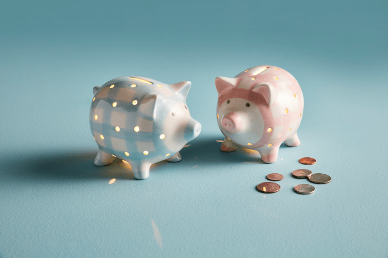 Blue Light Up Piggy Bank - Persnickety Shop