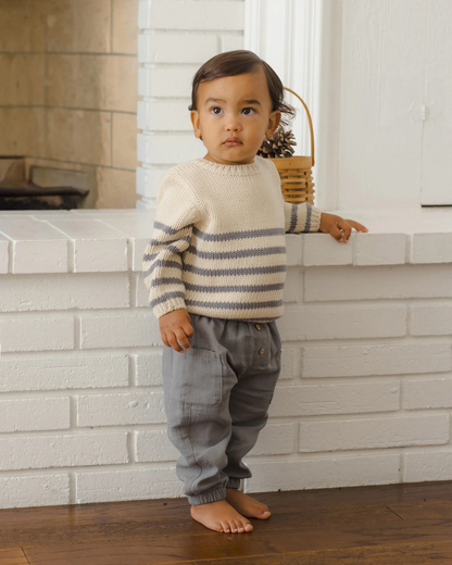 QUINCY MAE LUCA PANT SLATE