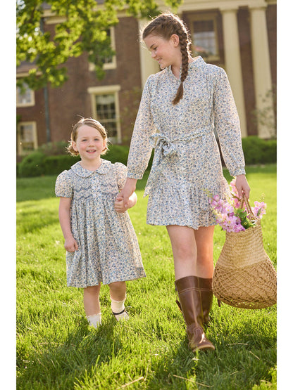 Little English Amore Dress - Wisteria Floral