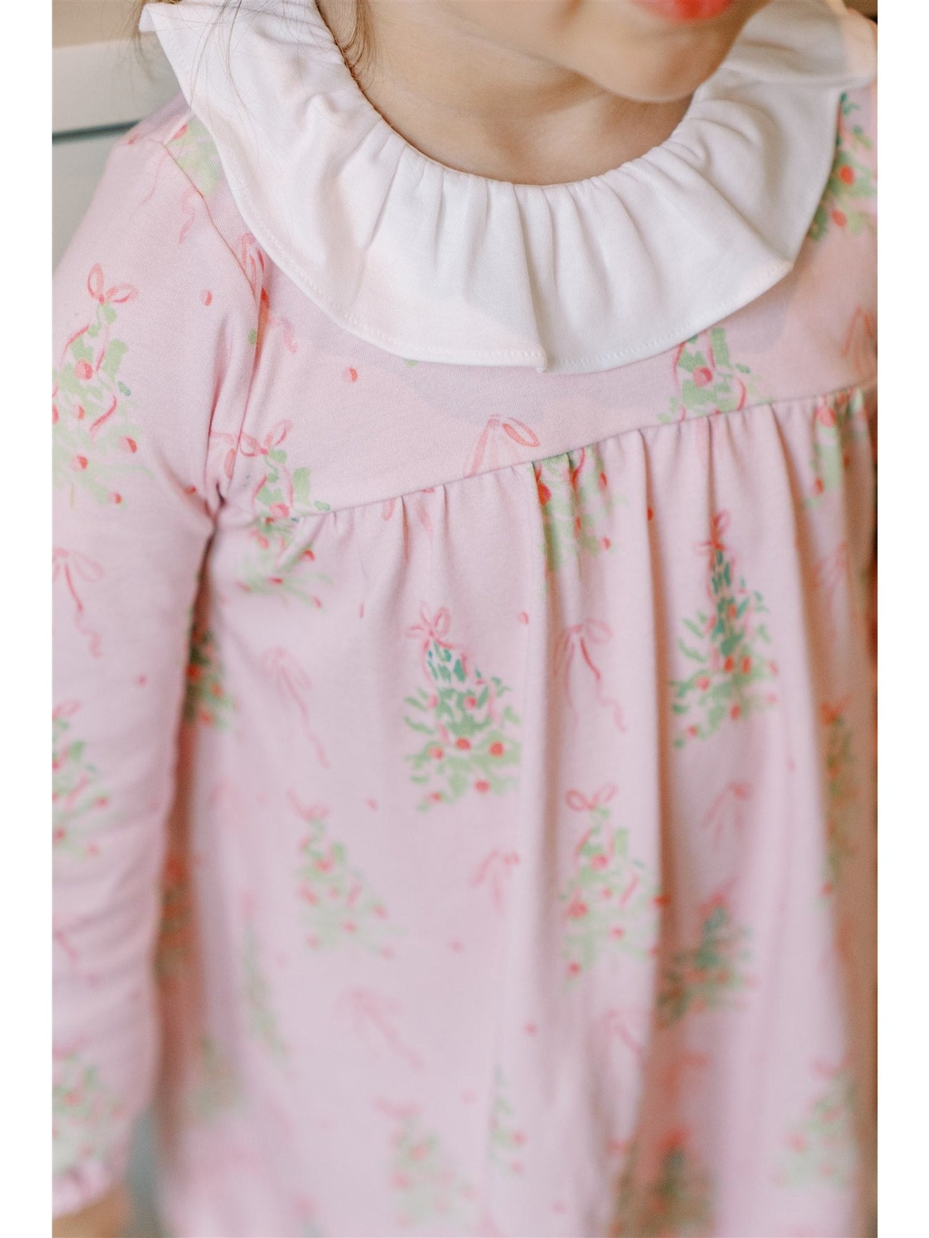 THE PROPER PEONY PRE-ORDER PINK TINSEL LONG SLEEVE DRESS - Persnickety Shop