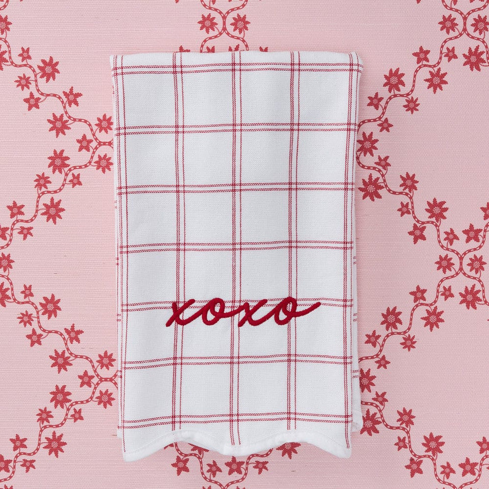 Kitchen Towel Red XOXO