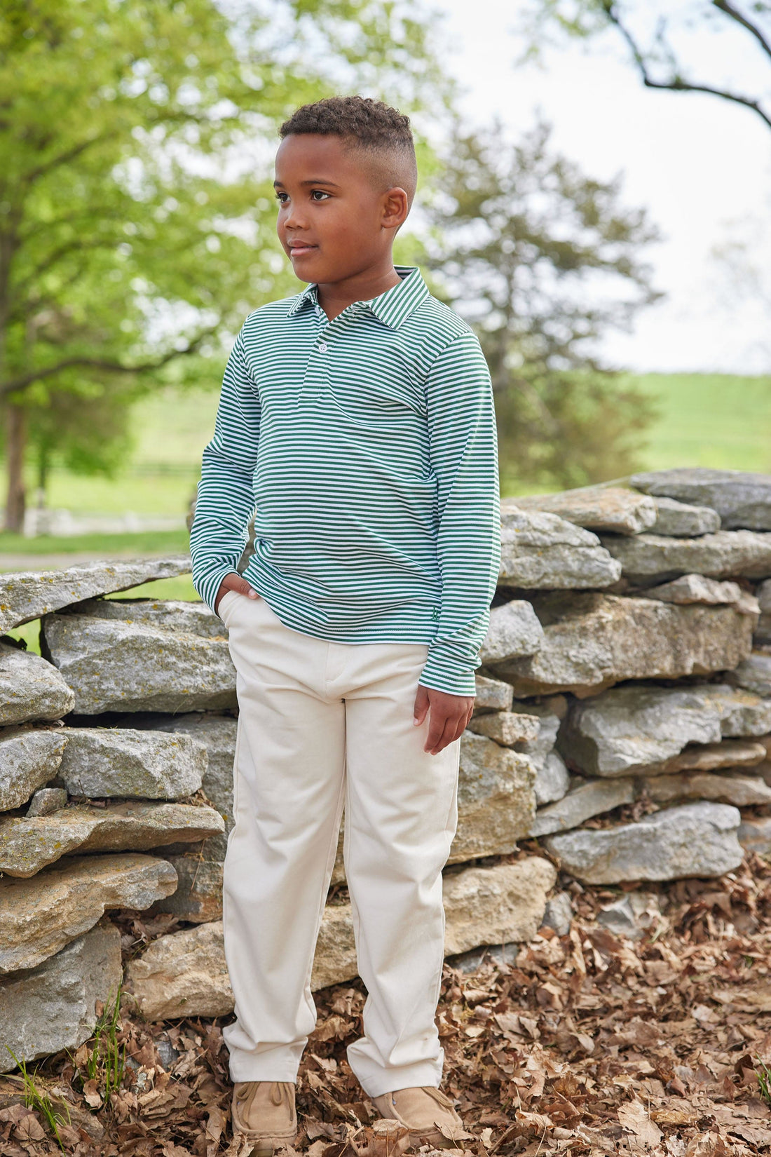 Little English Classic Pant - Pebble Twill