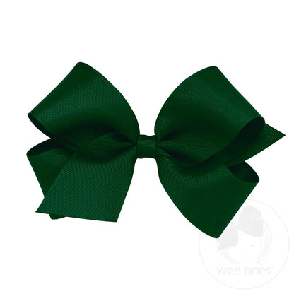 Wee Ones Medium Classic Grosgrain Hair Bow MANY COLORS - Persnickety Shop