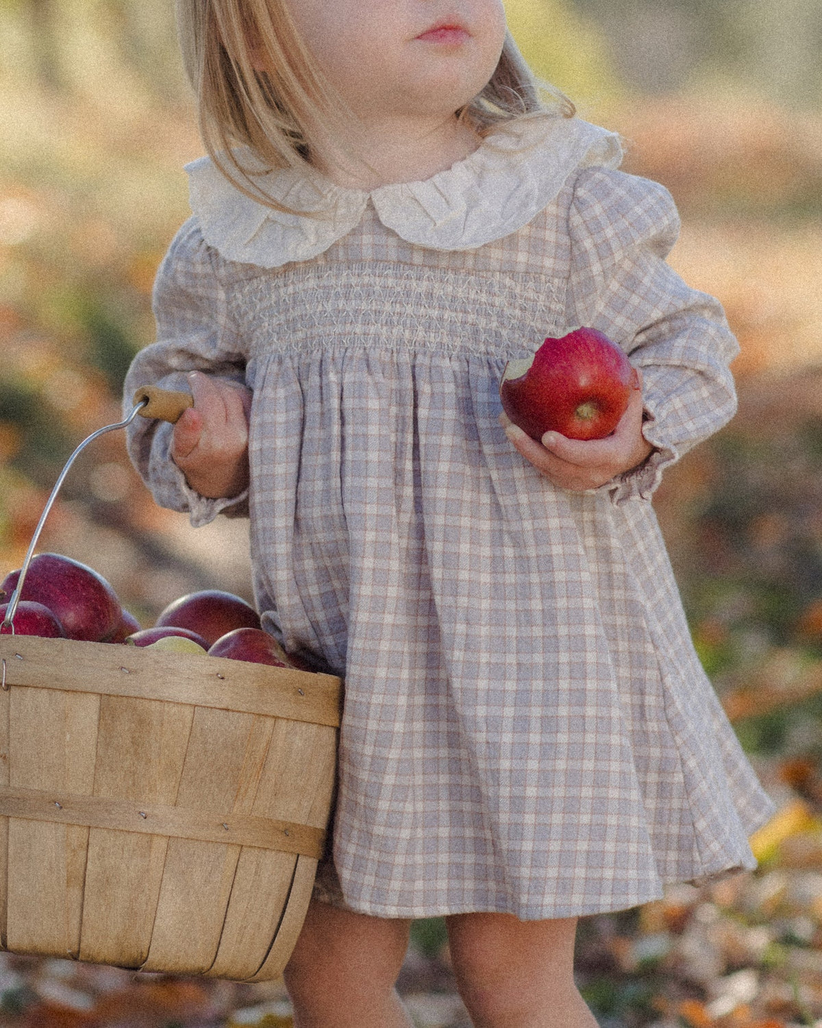 QUINCY MAE CALLIE DRESS BLUE GINGHAM