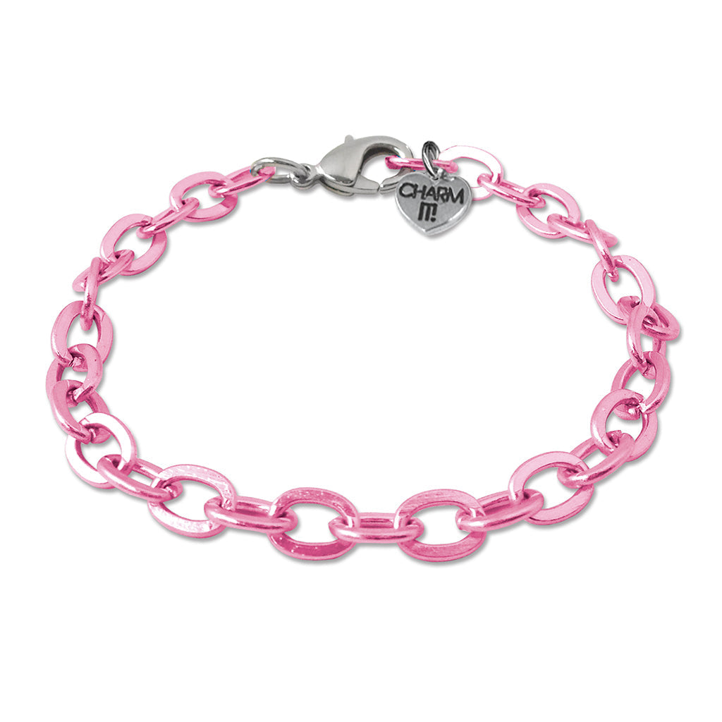 CHARM IT® Pink Chain Link Bracelet - Persnickety Shop