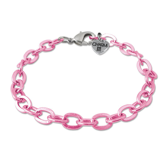 CHARM IT® Pink Chain Link Bracelet - Persnickety Shop
