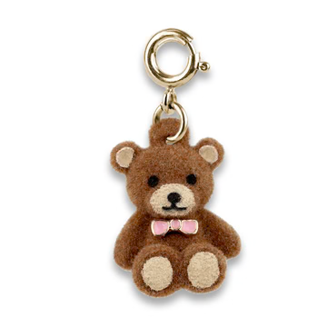 CHARM IT Gold Fuzzy Bear Charm - Persnickety Shop