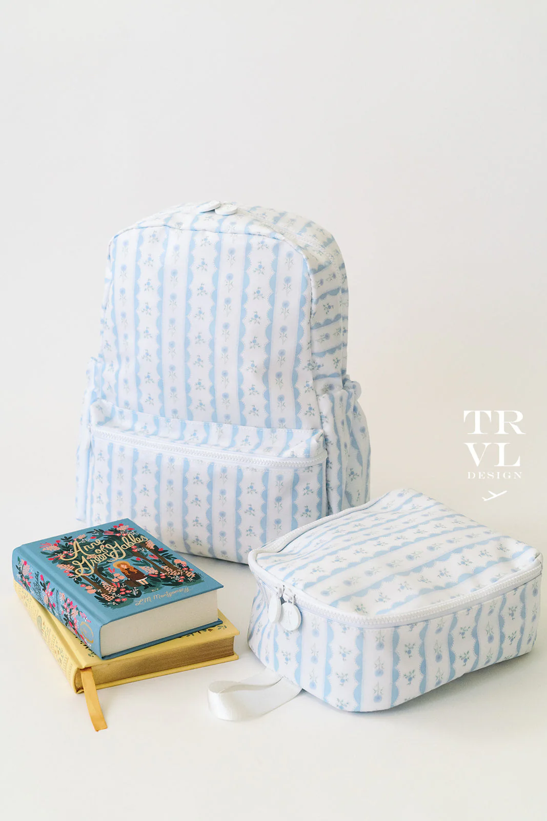 BACKPACKER - BACKPACK RIBBON FLORAL BLUE - Persnickety Shop