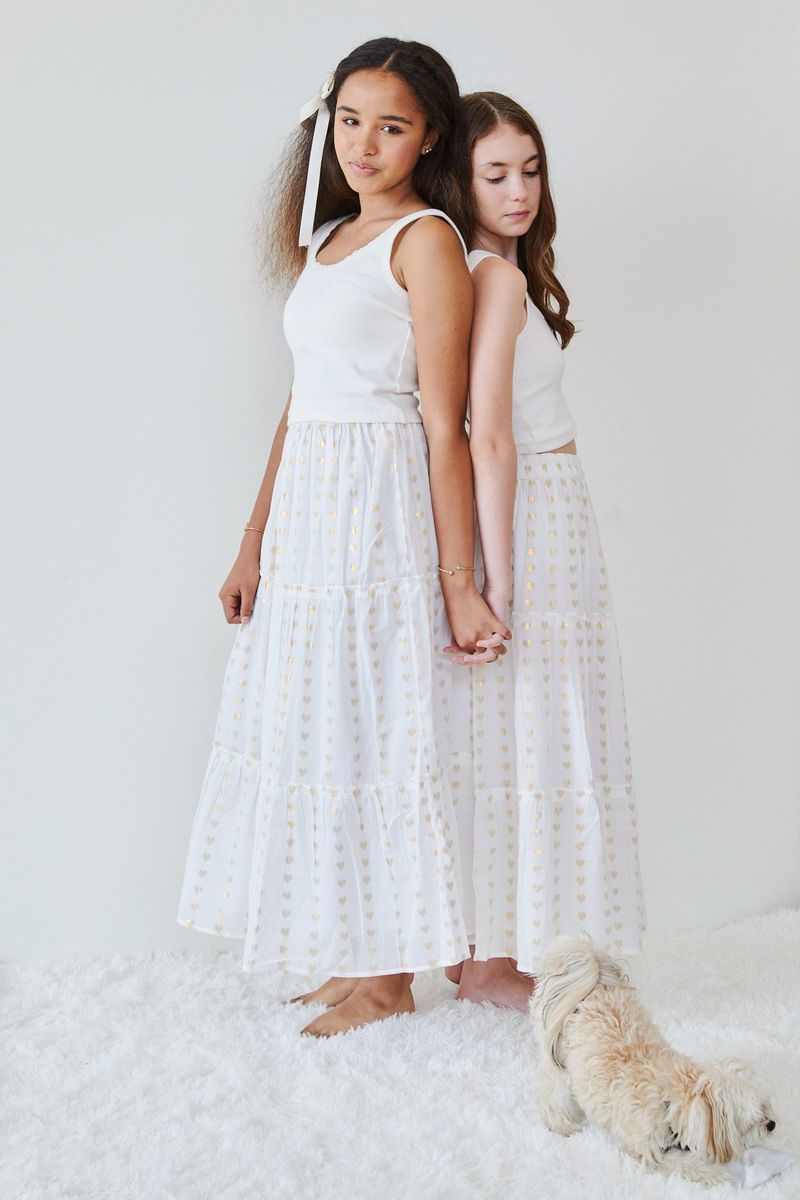 Stella White Ribbed Tank - Persnickety Shop