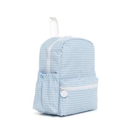 MINI BACKER - GINGHAM MIST BACKPACK - Persnickety Shop