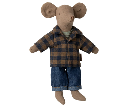 Maileg NEW Dad mouse - Light brown