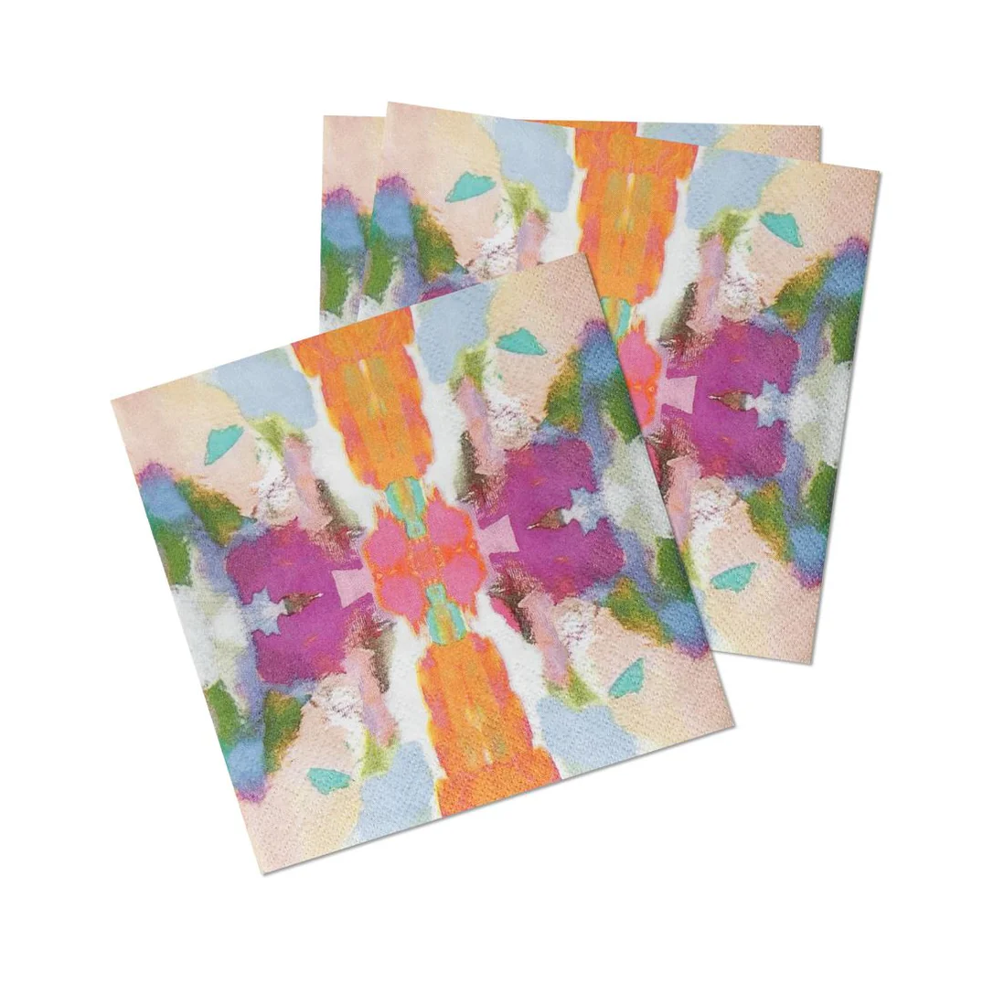 Begonia Cocktail Napkins - Persnickety Shop