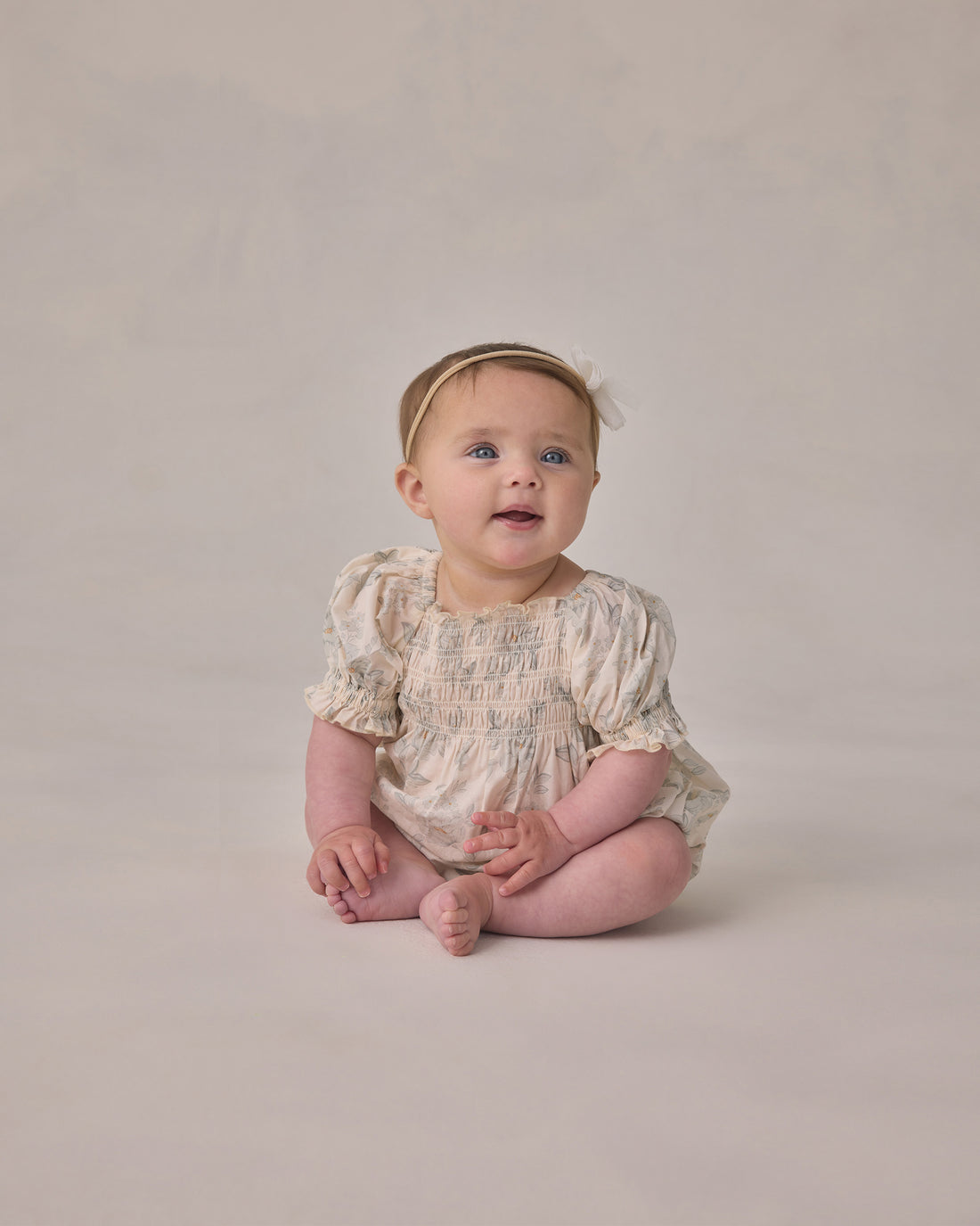Noralee HAZEL ROMPER MIST ENGLISH ROSE - Persnickety Shop