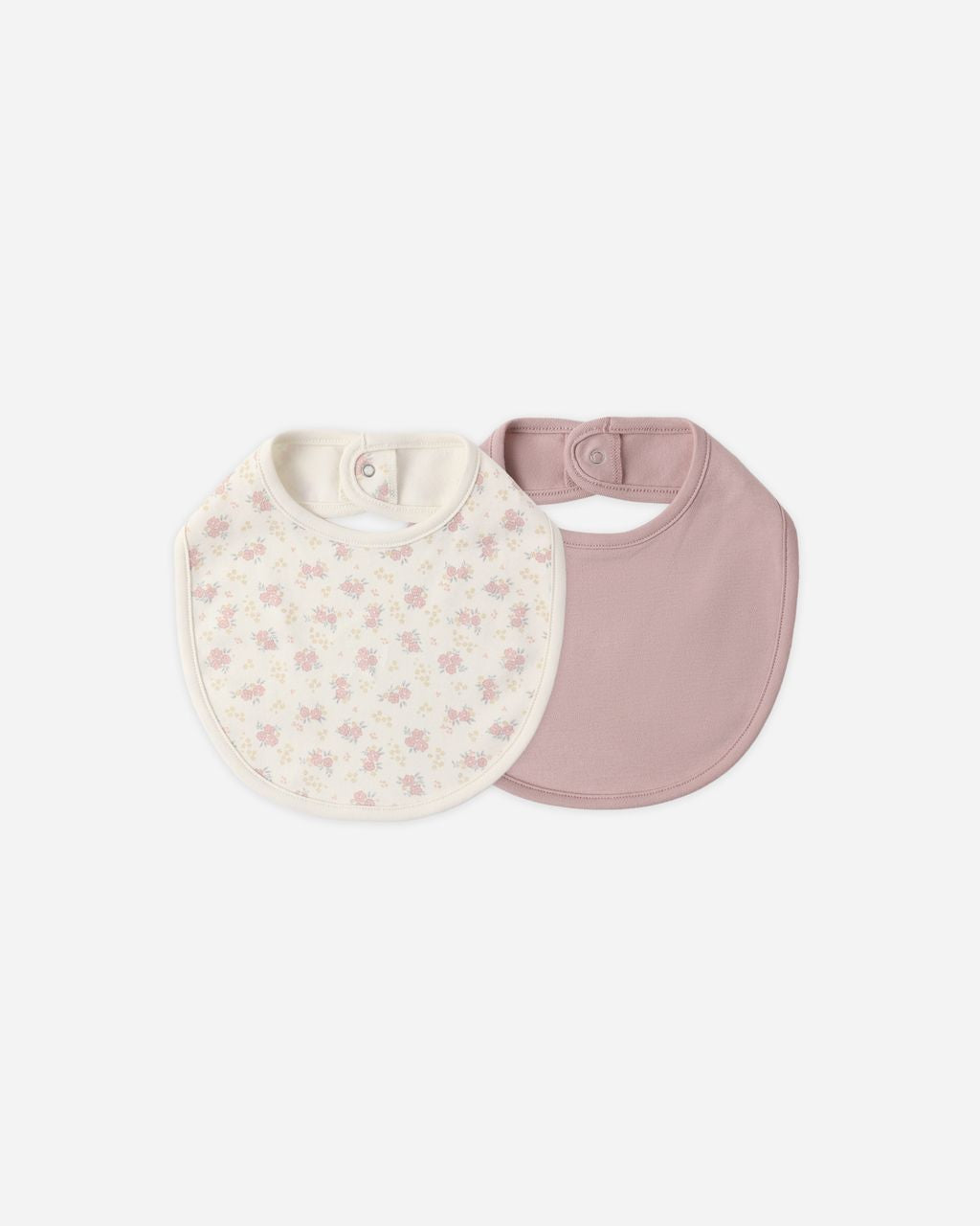 Jersey Snap Bib Pack || Flower Field, Mauve - Persnickety Shop