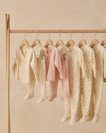 Wrap Top + Footed Pant Set || Bunnies - Persnickety Shop