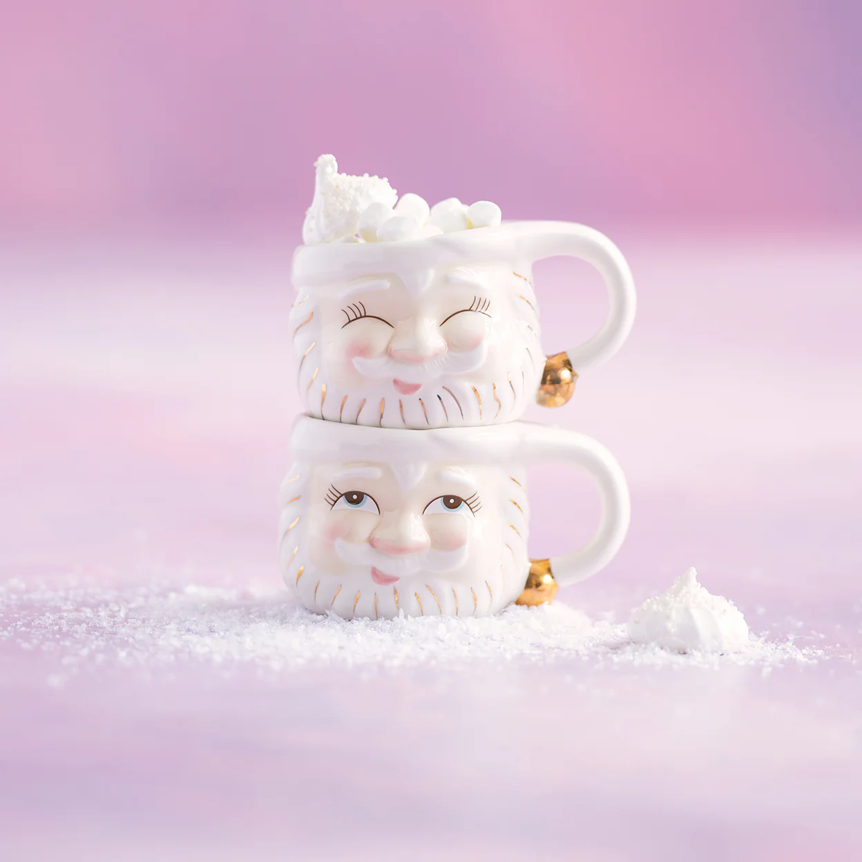 PAPA NOEL MUG, WHITE - Persnickety Shop