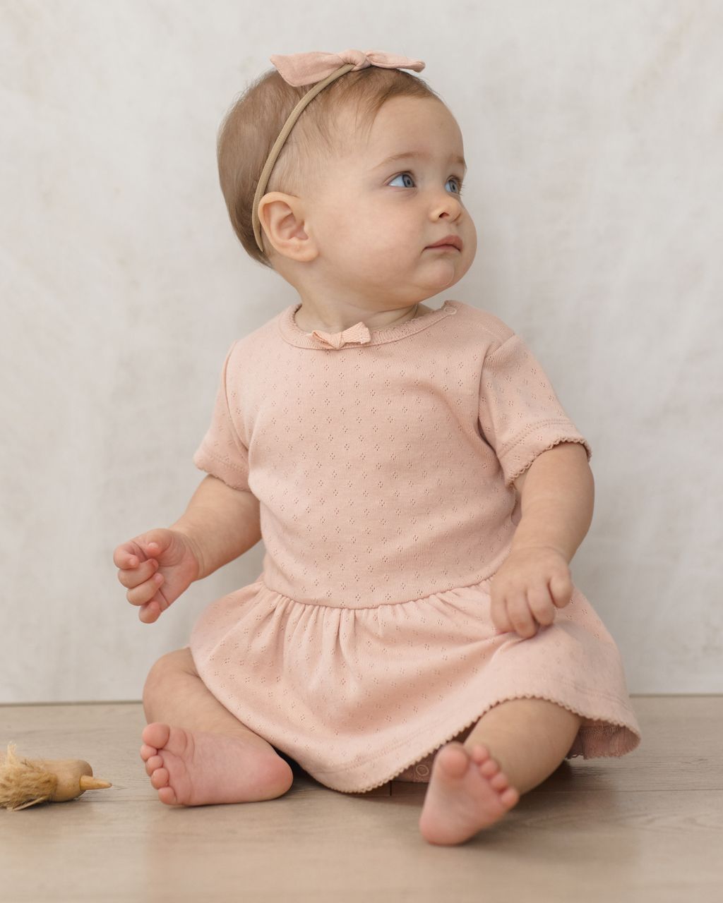 Pointelle Skirted Bodysuit || Melon - Persnickety Shop