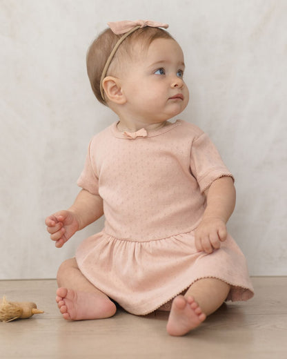 Pointelle Skirted Bodysuit || Melon - Persnickety Shop