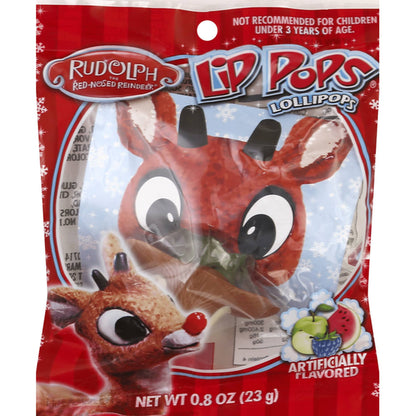 Rudolph the Red-Nosed Reindeer Lip Pops Lollipops - Persnickety Shop