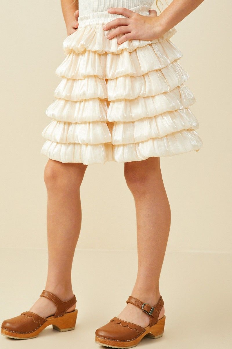 Hayden Poppy Textured Skirt – Tween Girls - Persnickety Shop