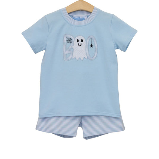 Trotter Street Kids Boy Boo Short Set