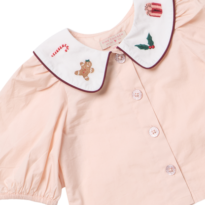 Baby Girls Noelle 2PC Set- GINGERBREAD HOUSES - Persnickety Shop