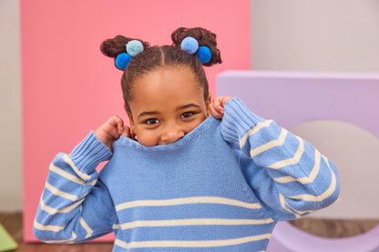 Bisby Striped Sweater - Blues