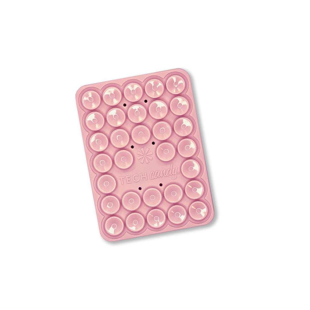 STICK 'EM UP 2-SIDED PHONE SUCTION PAD : PINK - Persnickety Shop