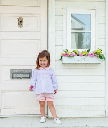 Trotter Street Kids Bows Bloomer Set