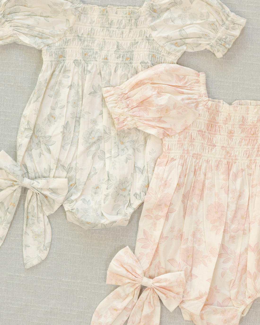 Noralee HAZEL ROMPER MIST ENGLISH ROSE - Persnickety Shop