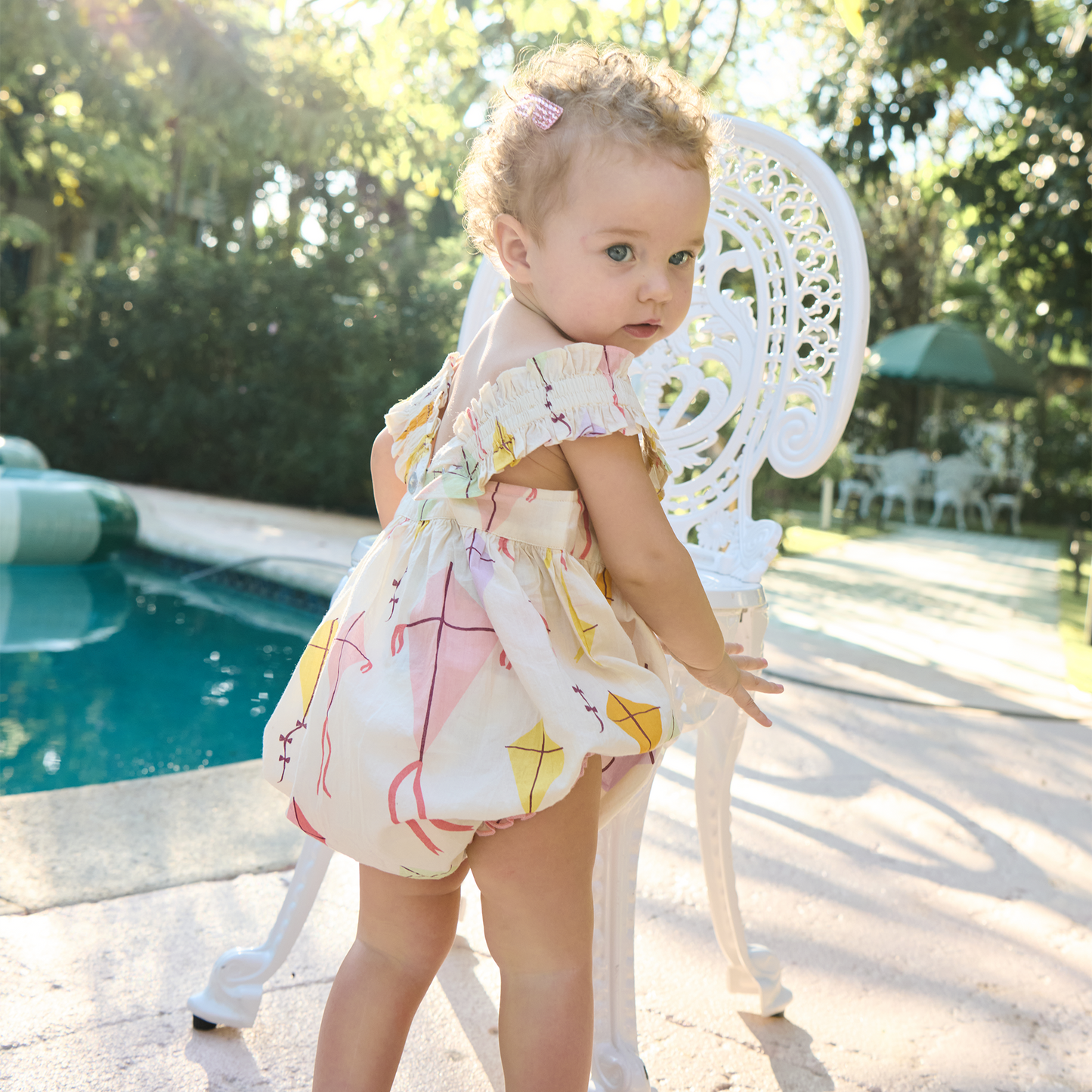 Pink Chicken -  Baby Girls Via Bubble-Flying Kites - Persnickety Shop