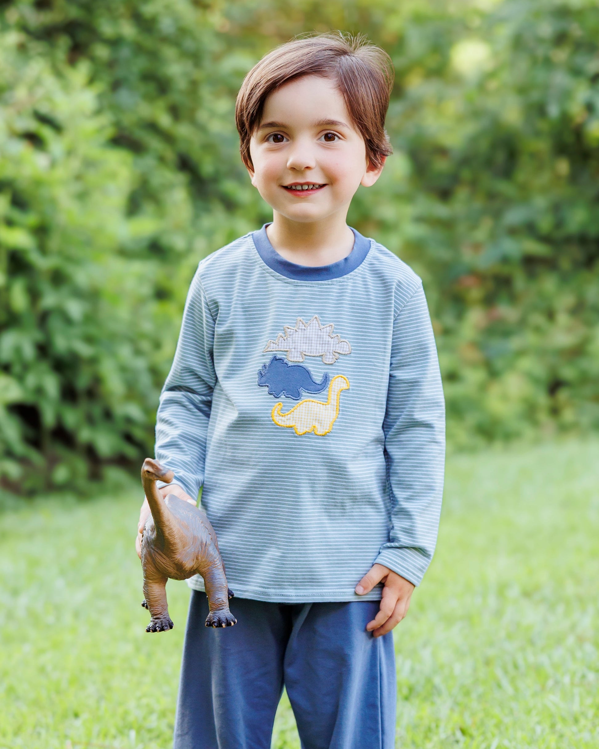 PRE-ORDER | Fall Fossils Pant Set Jellybean by Smock Candy - Persnickety Shop