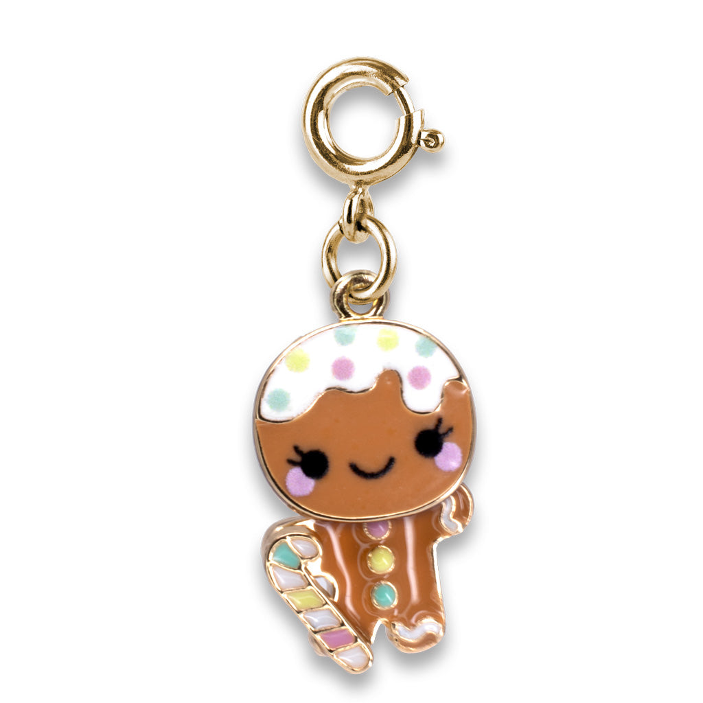 CHARM IT® Gold Swivel Gingerbread Man Charm - Persnickety Shop