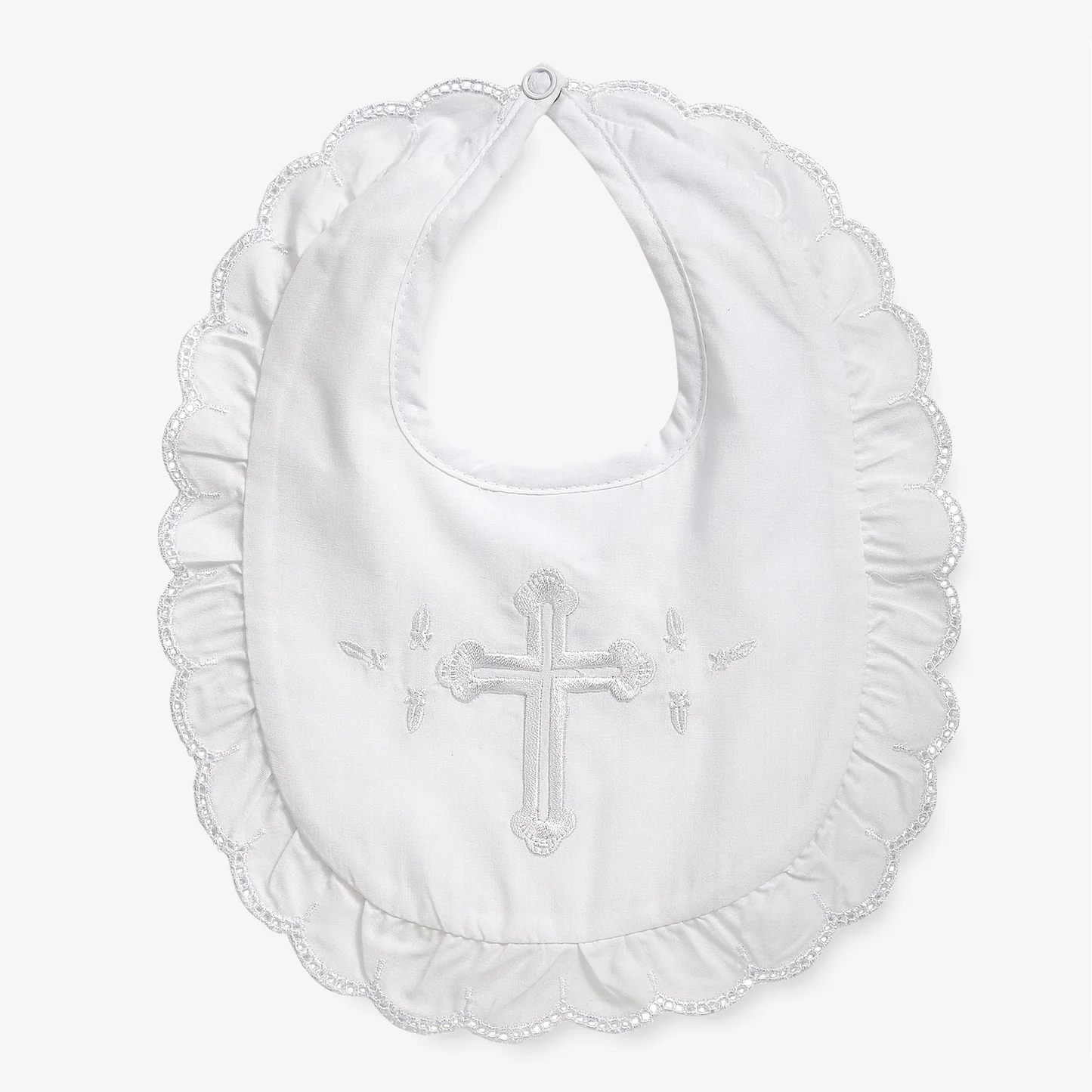 BABY GIRL CHRISTENING BIB - Persnickety Shop