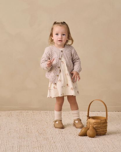 Quincy Mae LONG SLEEVE BABY DRESS TURKEY