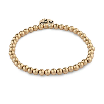 CHARM IT® 4mm Gold Bead Bracelet - Persnickety Shop