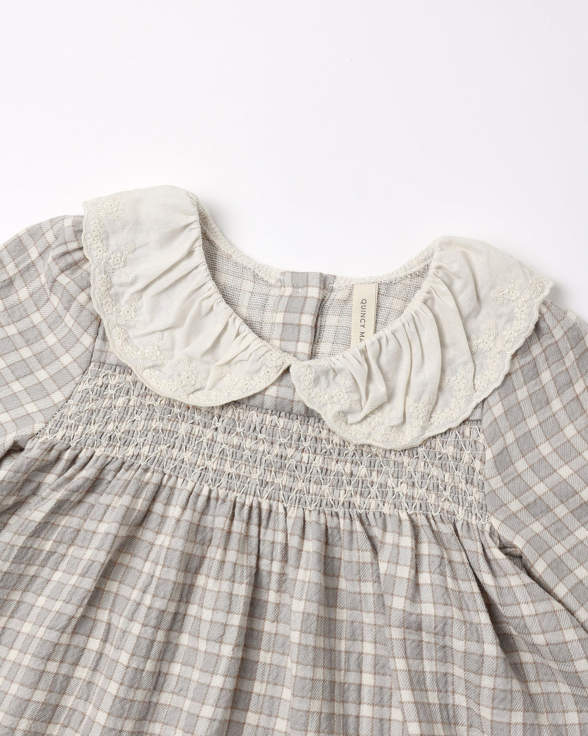 QUINCY MAE CALLIE DRESS BLUE GINGHAM