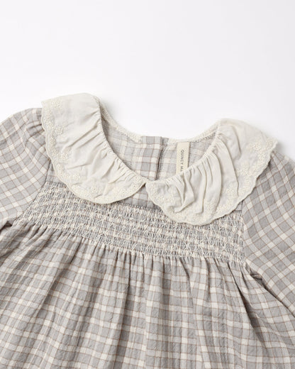 QUINCY MAE CALLIE DRESS BLUE GINGHAM