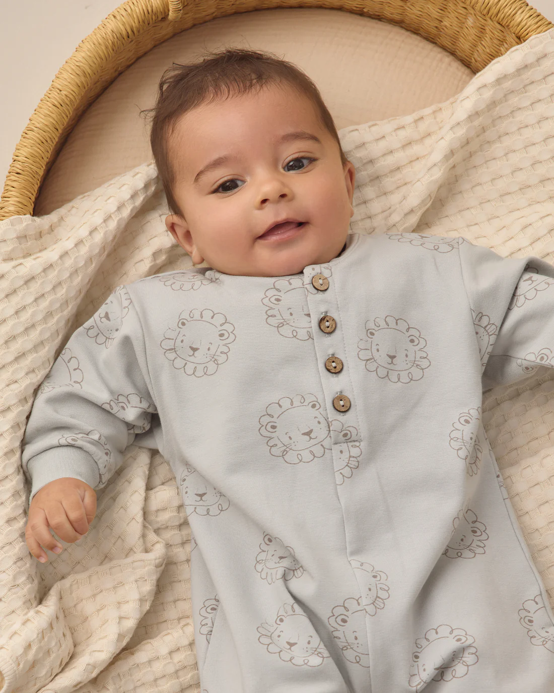 Quincy Mae RELAXED JUMPSUIT LIONS - Persnickety Shop
