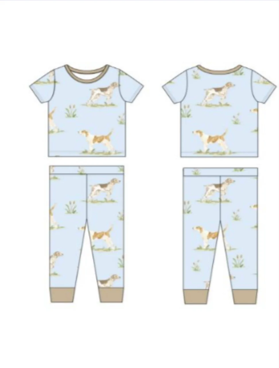 Sweet Bay Clothing- Hunting Dogs Two Piece Pajama Pants Set Size 2/3 - Persnickety Shop