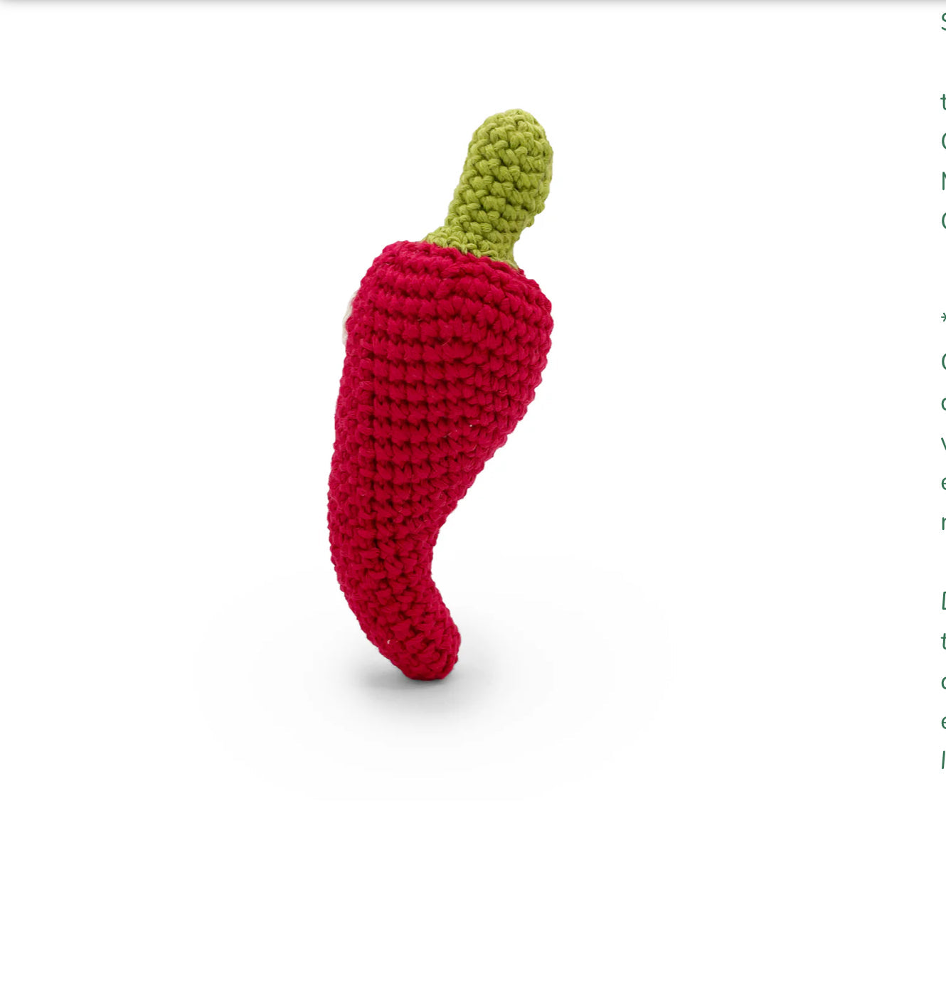 MyuM Veggy Rattles Without eyes - Persnickety Shop