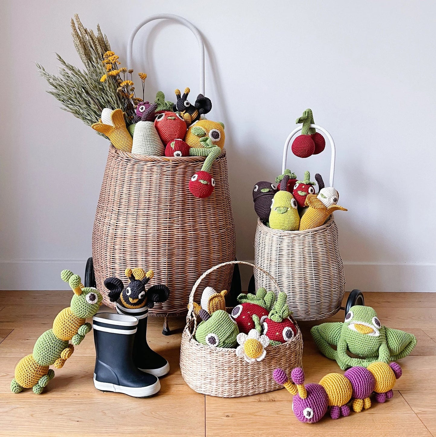 MyuM Veggy Rattles Without eyes - Persnickety Shop