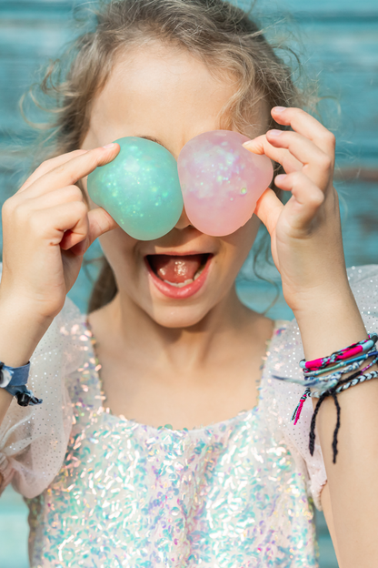 Glitterally Amazing Squishy Balls, 6pcs, Assorted - Persnickety Shop